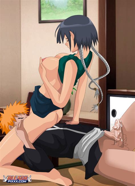 Ichigo Licking Soifon Bleach Hentai Image