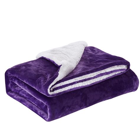 Fleece Bed Blanket Twin Super Soft Fuzzy Reversible Flannel Fleece