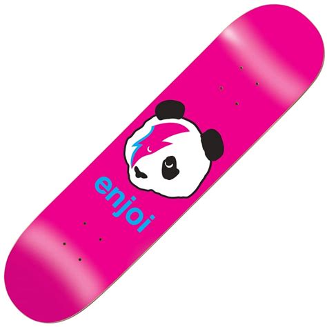 Enjoi Skateboards Stardust Panda Neon Pink Skateboard Deck 825