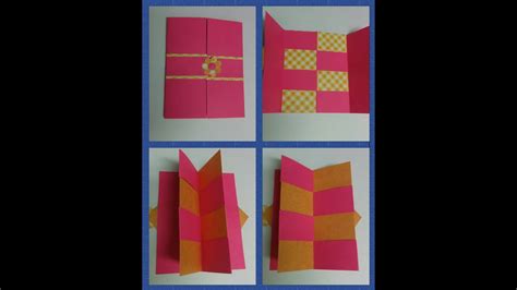 Art And Craft How To Make Secret Door Greeting Card Magic