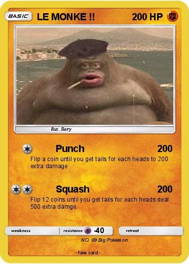 Pokémon Le Monke 62 62 Punch My Pokemon Card