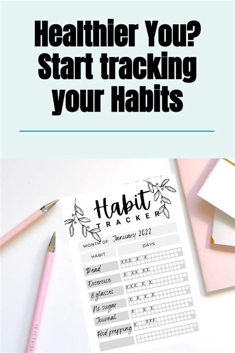 Daily HABIT Tracker Leaves 31 Days Monthly Habit Track Printable