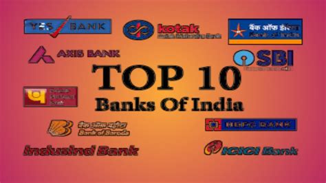 Top 10 Largest Banks In India L Indian Banks L Banks In India L Sate Bank Of India Youtube