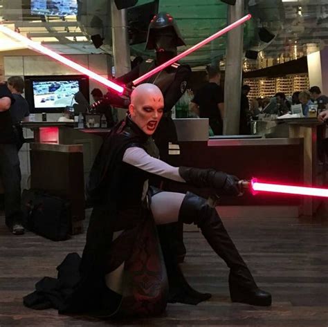 miss sinister delivers stunning cosplay of asajj ventress from star wars clone wars