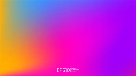 Abstract Blurred Gradient Mesh Background In Subtle Bright Colors