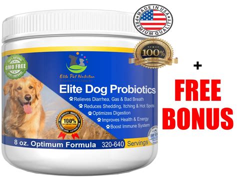 Check spelling or type a new query. Probiotic Supplement for Dogs Elite Dog Probiotics Powder ...