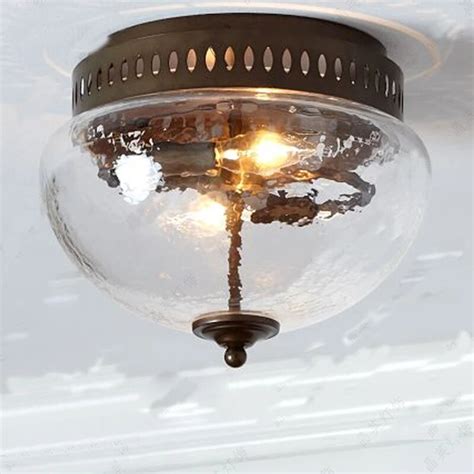 Retro Vintage Style Glass Ceiling Lights For Bedroom Use Free Ems
