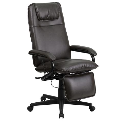 Manager chair office chairs at office depot & officemax. Flash Furniture High Back Brown Leather Executive Reclining Swivel Office Chair-BT70172BN - The ...