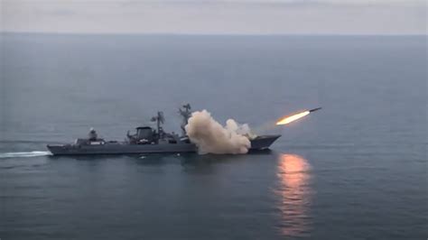 Russian Navy Conducts First Black Sea Supersonic Cruise Missile Test The Moscow Times