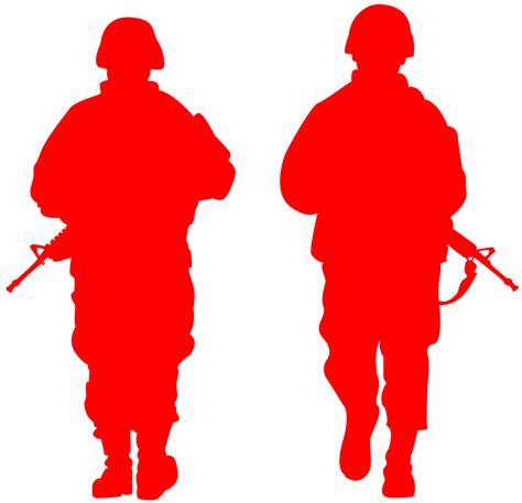 Army soldiers silhouettes, perfect for wall design, scrap booking, design and crafts projects of all kinds. Saluting Soldier Silhouette | Free vector silhouettes