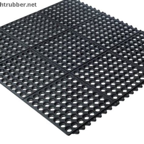 High Anti Fatigue Quality Honeycomb Perforated Rubber Mat China