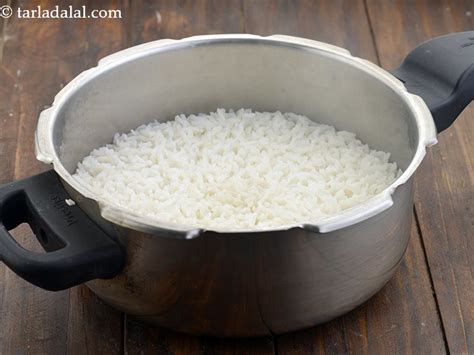 How To Make Rice In Pressure Cooker Recipe Perfect Pressure Cooker Rice