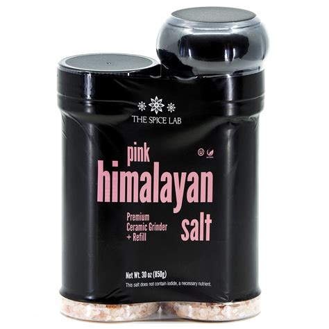 Buy The Spice Lab Himalayan Salt Coarse XL Grinder With Refill 30 Oz