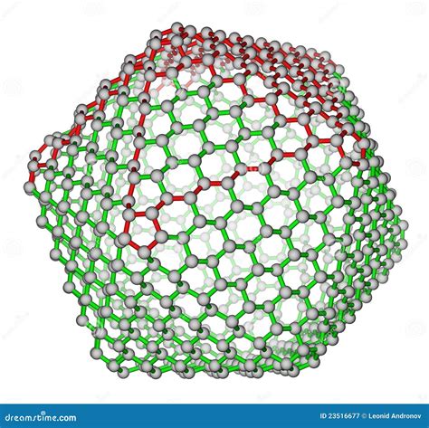 Fullerene C60 Molecular Structure Stock Photo 28102740