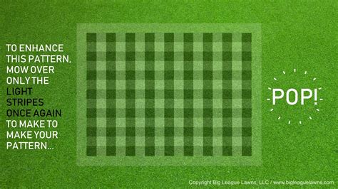 How To Mow A Checkerboard Pattern Big League Lawns Youtube