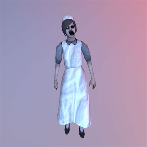 horror nurse 3d model 15 3ds blend dae fbx obj unknown free3d