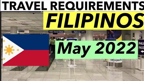 Latest Travel Requirements For Filipinos Entering Philippines May Youtube
