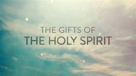 And i think that's where there's a healthy dialogue in the church. The Gifts of the Holy Spirit - 1 | Life Church