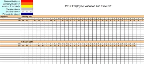 This Employee Vacation Tracking Template Will Help You Stay On Top Of