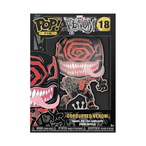 Funko Pop Pins Marvel Venom Corrupted Venom Enamel Pin