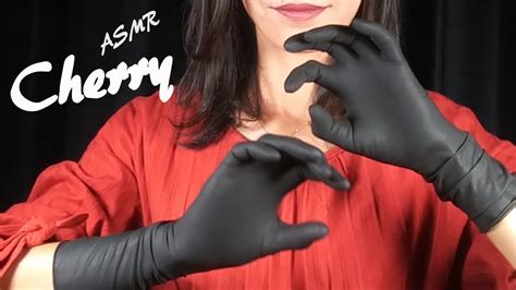 Asmr Black Rubber Gloves Triggers And Hand Movements 검은 색 고무 장갑 트리거 및