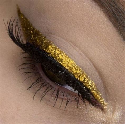 Gold Eyeliner Gold Eyeliner Makeup Artistry Makeup