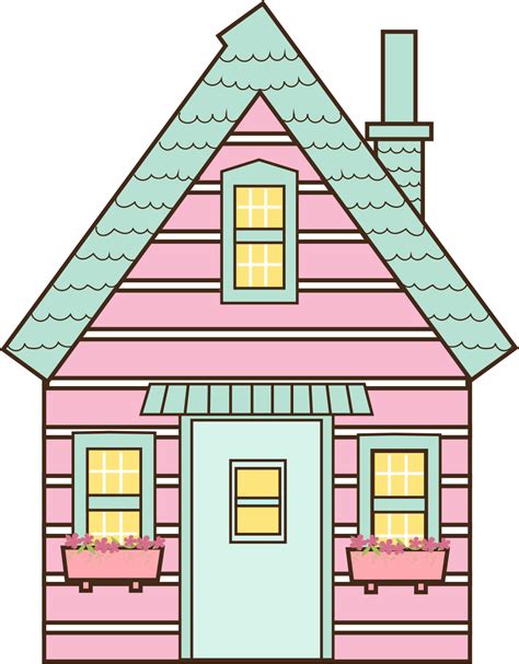 House Png Cartoon Cartoon Houses Png Hd Images Stickers Vectors
