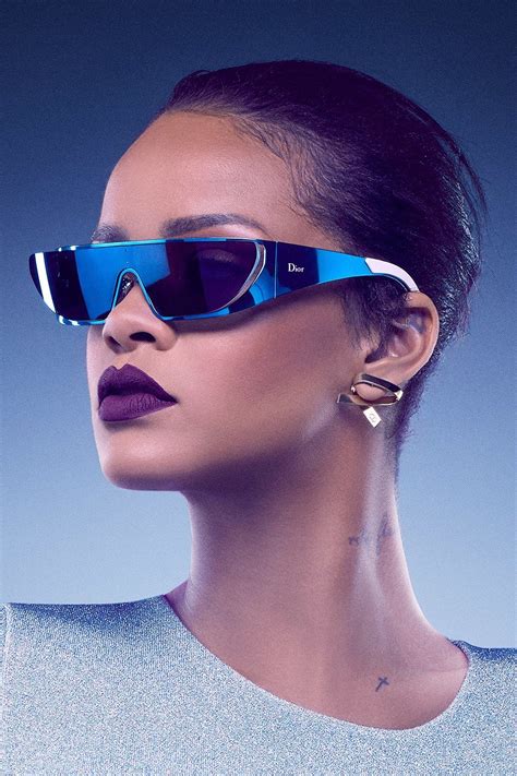 Rihanna Designed A Collection Of Sunglasses For Dior Inspired By La Forge From Star Trek