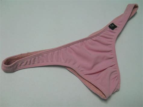 FASHION CARE 2U UM227 4 Sexy Pink Men Low Waist Bikini Underwear