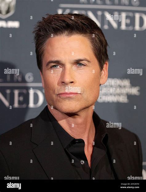 Rob Lowe Attends The Killing Kennedy Premiere In Los Angeles Stock