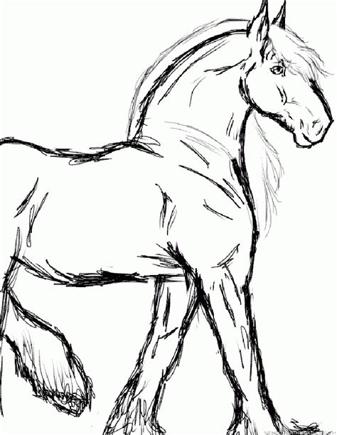 horse coloring pages part