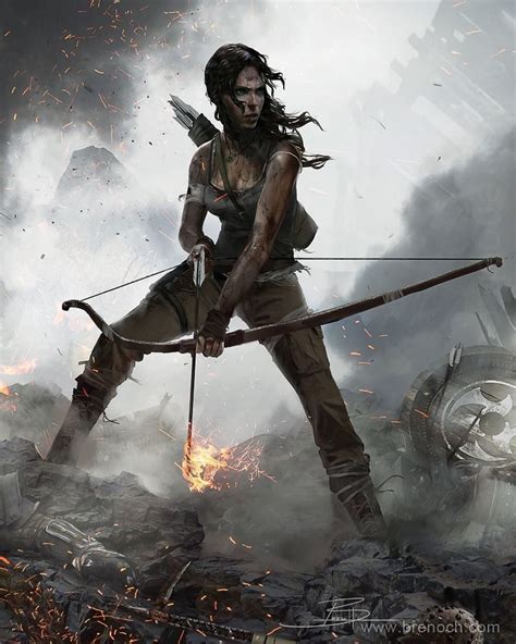 Tomb Raider By Brenoch Adams Видеоигры Лара крофт Идеи для фото