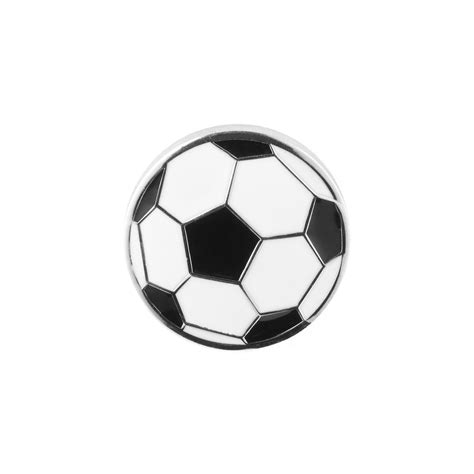 Black And White Soccer Lapel Pin In Stock Warren Asher Soccer