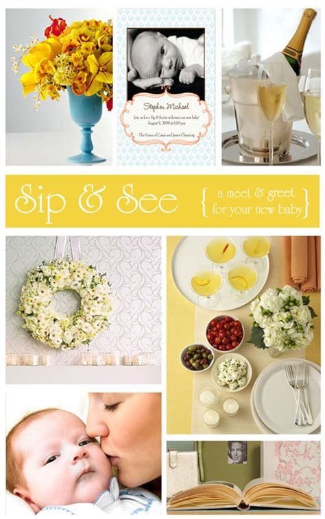 Baby shower greeting messages and wishes. Sip & See: A Meet & Greet for Baby