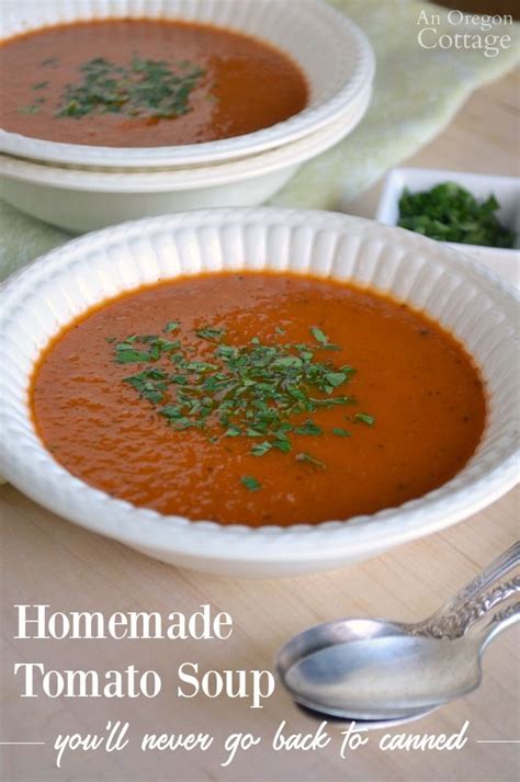 Take your canned soup from boring and flat to vibrant and tasty using these five easy tricks! Homemade Tomato Soup | Recipe | Soup recipes, Tomato soup ...
