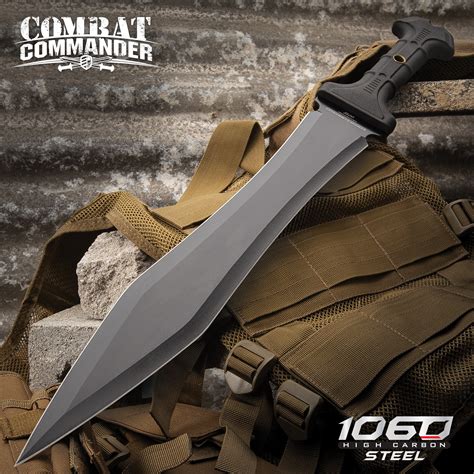 United Cutlery Combat Commander Full Tang Gladiator Sword With Nylon