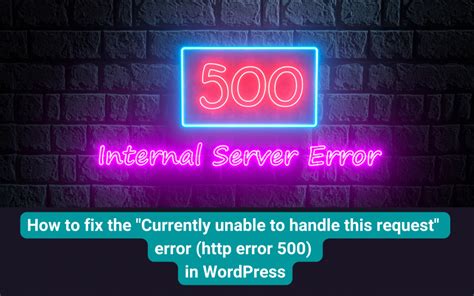 Currently Unable To Handle This Request Error Ltheme
