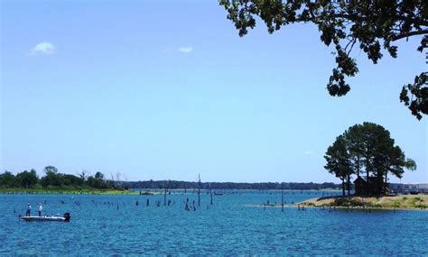 Fishing Lake Fork Off The Shores Of Popes Landing Marina