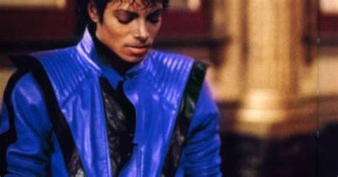 Blue Thriller Jacket Michael Jackson I Pinterest Blue Jackets