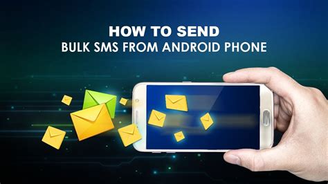 How To Send Bulk Sms From Android Phone Android Bulk Sms Sender Youtube