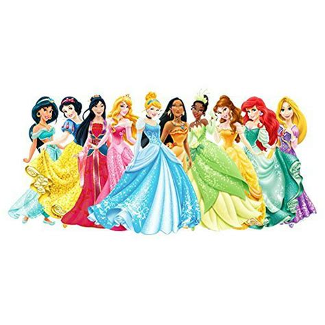 Disney Princess Snow White Cinderella Aurora Ariel Belle Jasmine