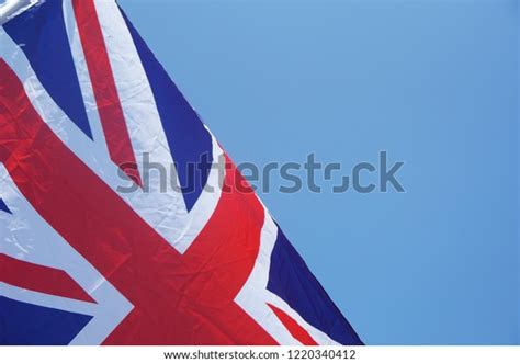 British Flag Waving Wind Stock Photo 1220340412 Shutterstock