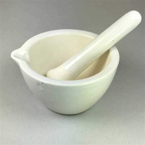 Deluxe Porcelain Mortar And Pestle 105mm