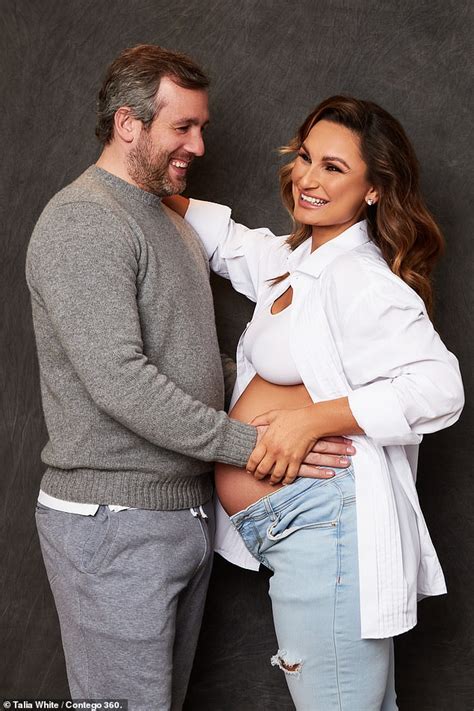 Pregnant Sam Faiers Looks Radiant As Partner Paul Knightley Cups Her