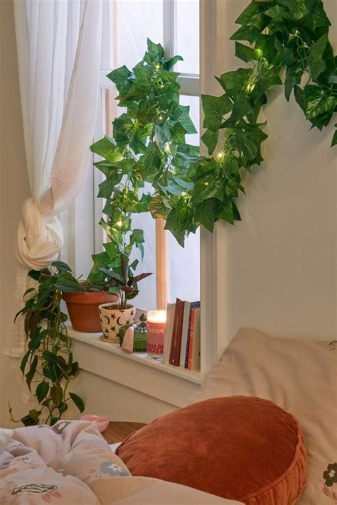 Faux Ivy Leaf Vine Garland Redecorate Bedroom Room Inspiration