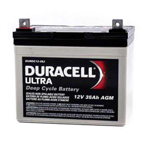 Duracell Ultra Agm Sladc12 35j Battery Allrite Mobility