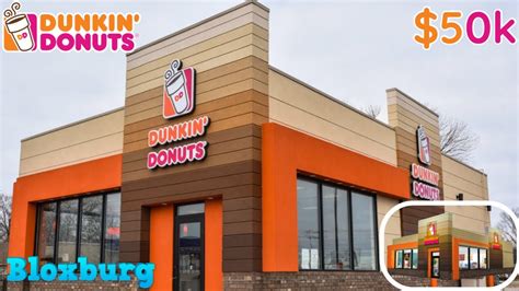 Dunkin Donuts On Bloxburg Speed Build Youtube