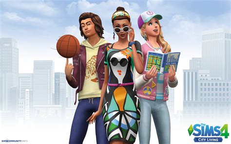 The Sims 4 City Living Desktop And Smartphone Wallpapers