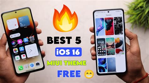 2023 Best 5 Ios 16 Theme For Miui 14 Iphone 14 Pro Miui Theme Youtube
