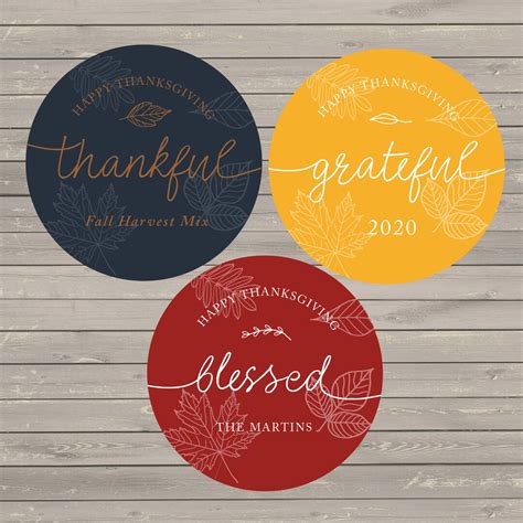 Thanksgiving Stickers Thanksgiving Labels Fall Harvest Labels Jar